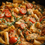 Tomato Basil Chicken Rigatoni