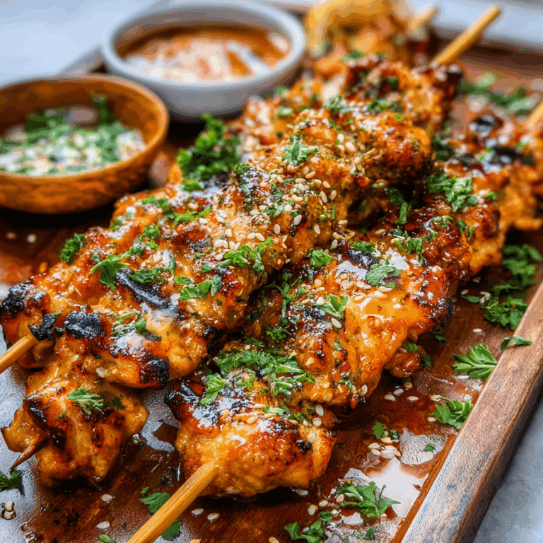 Bang Bang Chicken Skewers