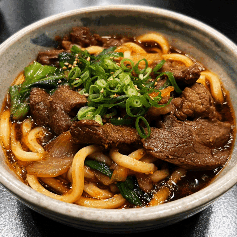 Beef Udon Noodle Bowl