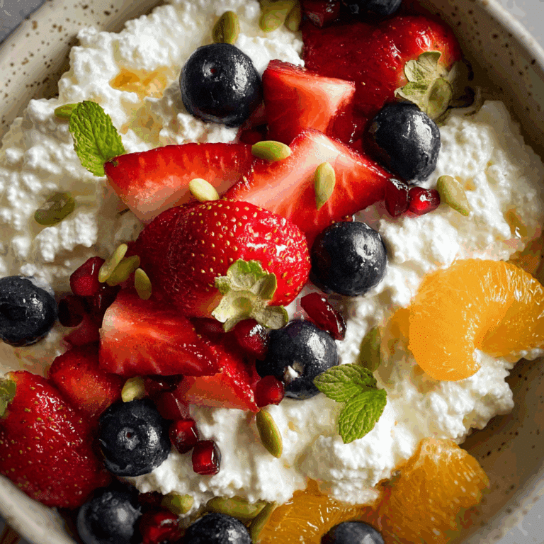 Cottage Cheese Fruit Bowls