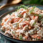 Crab Seafood Salad with Dill and Herbs
