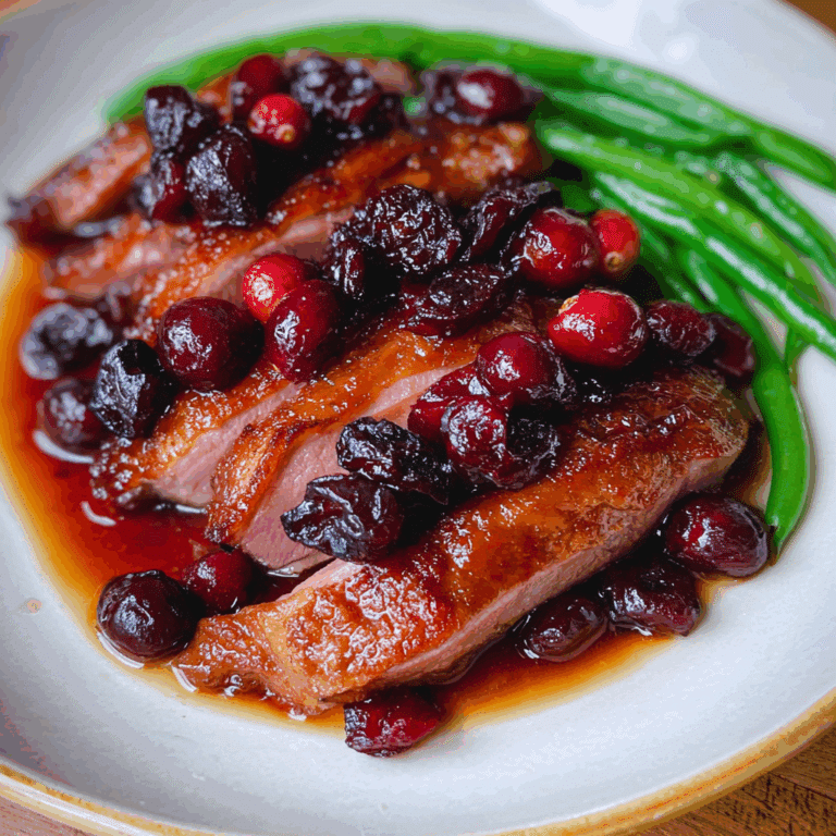 Cranberry Duck Breasts