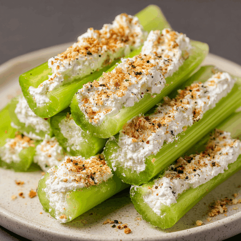 Cream Cheese Stuffed Celery Bites