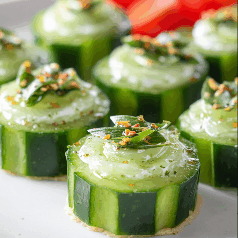 Dilly Cucumber Bites Appetizer