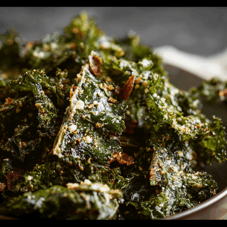 Garlic Parmesan Kale Chips