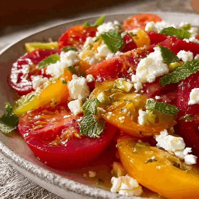 Heirloom Tomato & Feta Salad