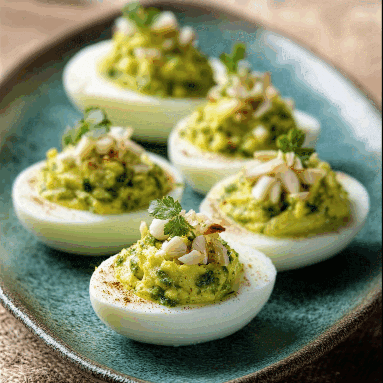 Pesto Deviled Eggs