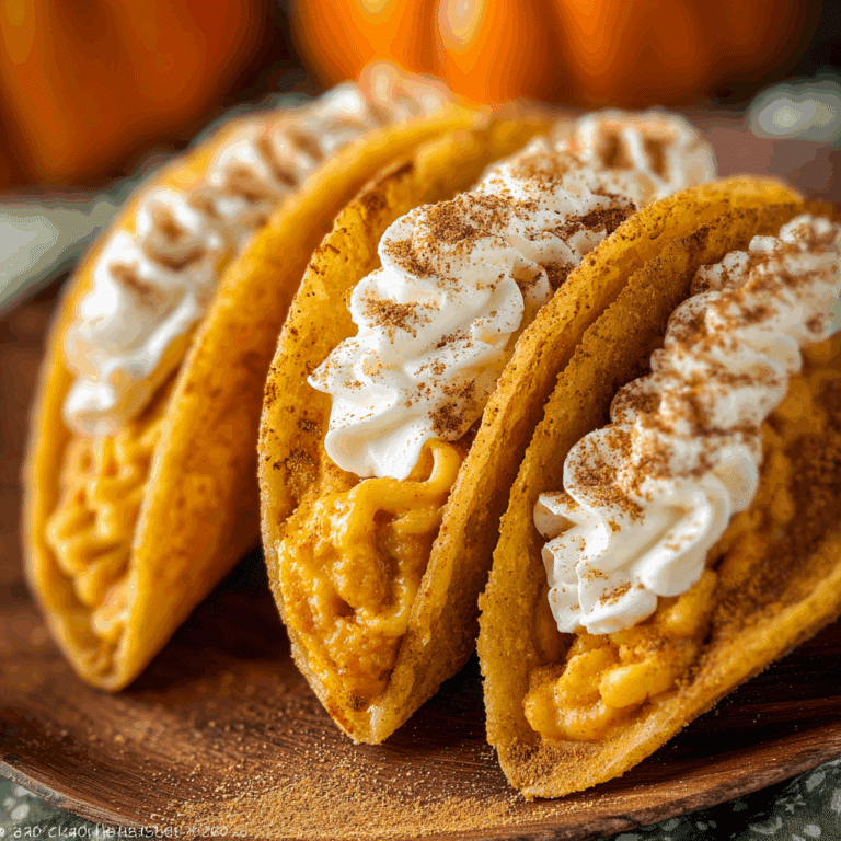 Pumpkin Pie Tacos