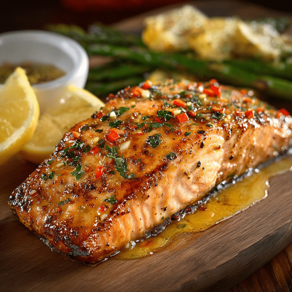 Texas Roadhouse-Style Baked Salmon