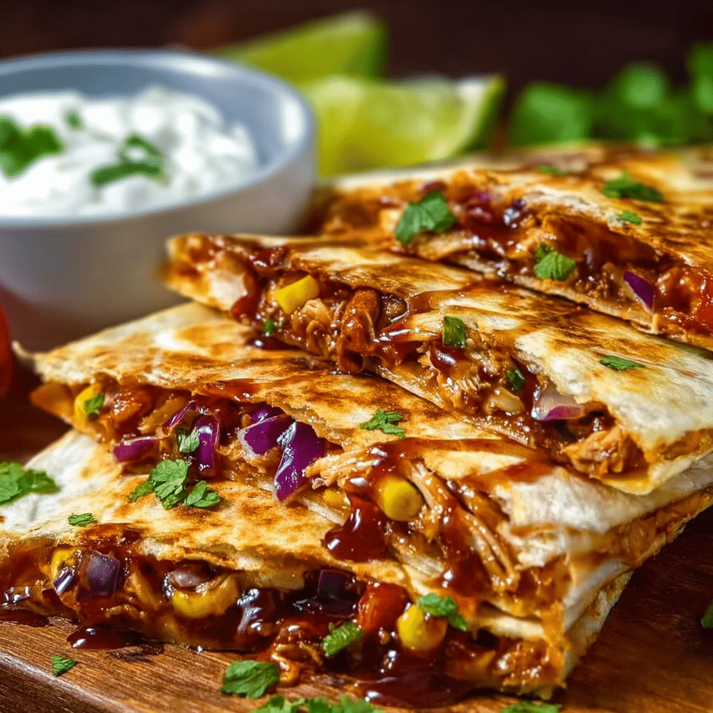 BBQ Chicken Quesadillas