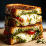 Best Pesto Grilled Cheese