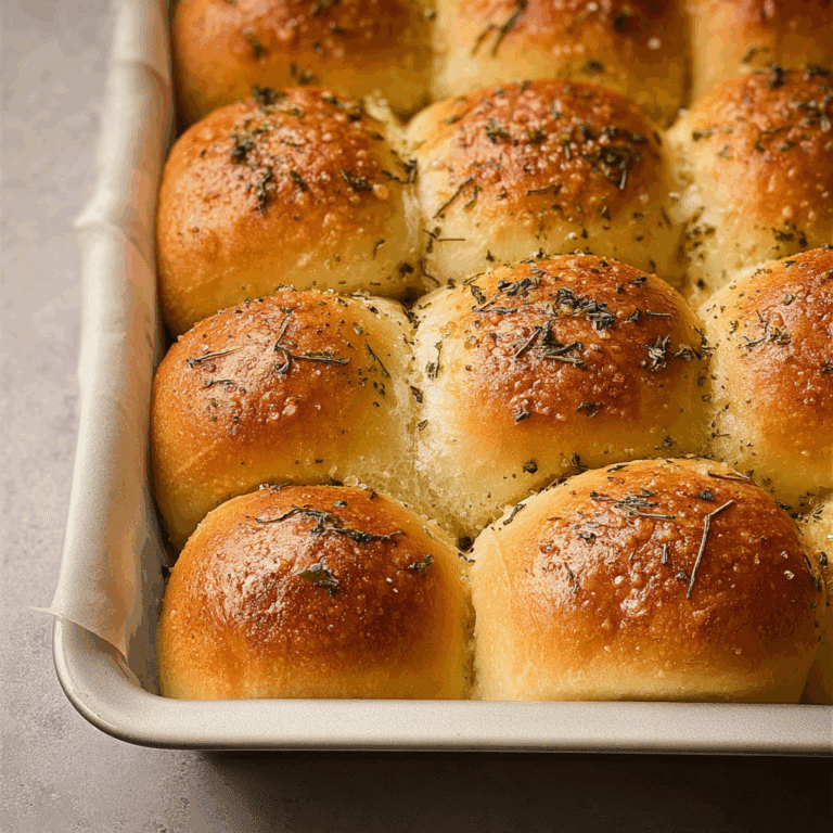 Buttery Herb Parker House Rolls