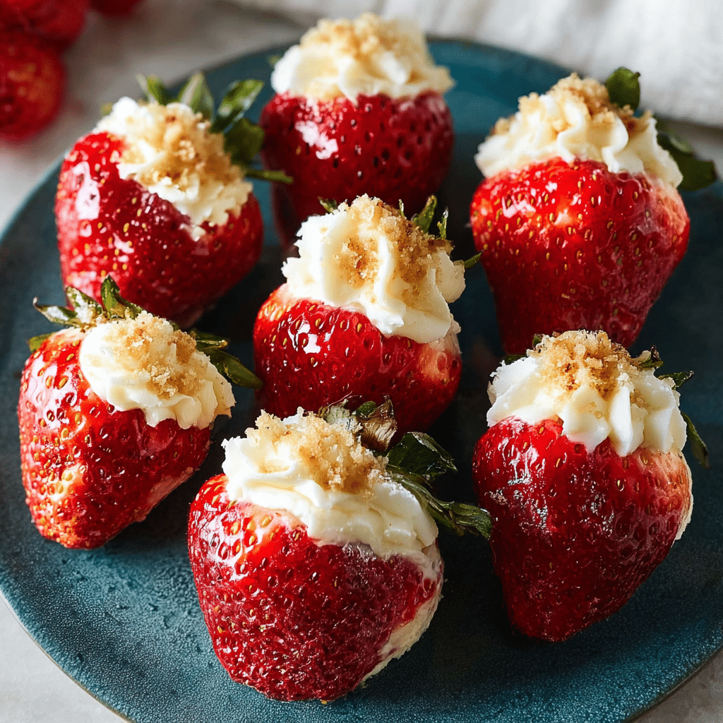 Cheesecake Stuffed Strawberries: A Sweet Treat in Minutes