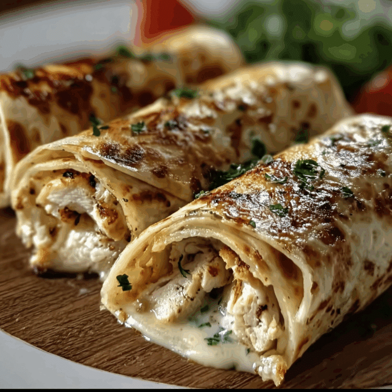 Cheesy Garlic Chicken Wraps for a Flavorful Meal