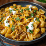 Cheesy Taco Cream Cheese Pasta