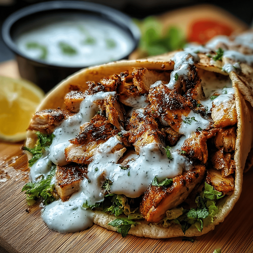 Chicken Shawarma with Garlic Sauce