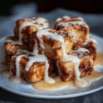 Cinnamon Roll French Toast Bites