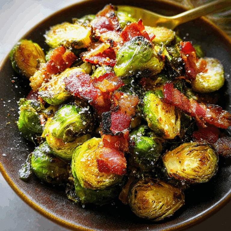 Crispy Bacon Brussels Sprouts