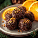 Festive Orange Chocolate Christmas Truffles