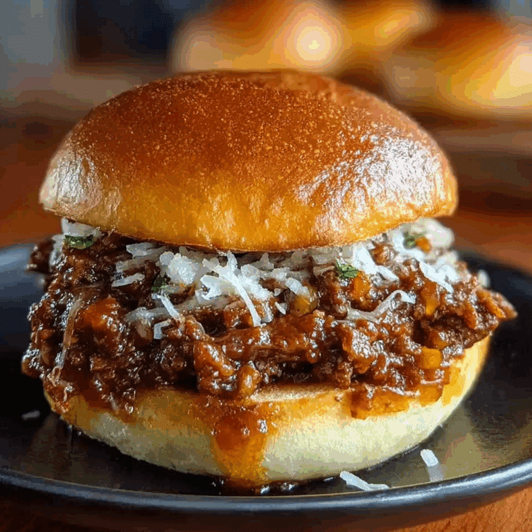 French Onion Beef Sloppy Joes