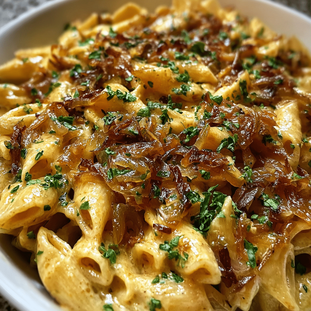 French Onion Pasta
