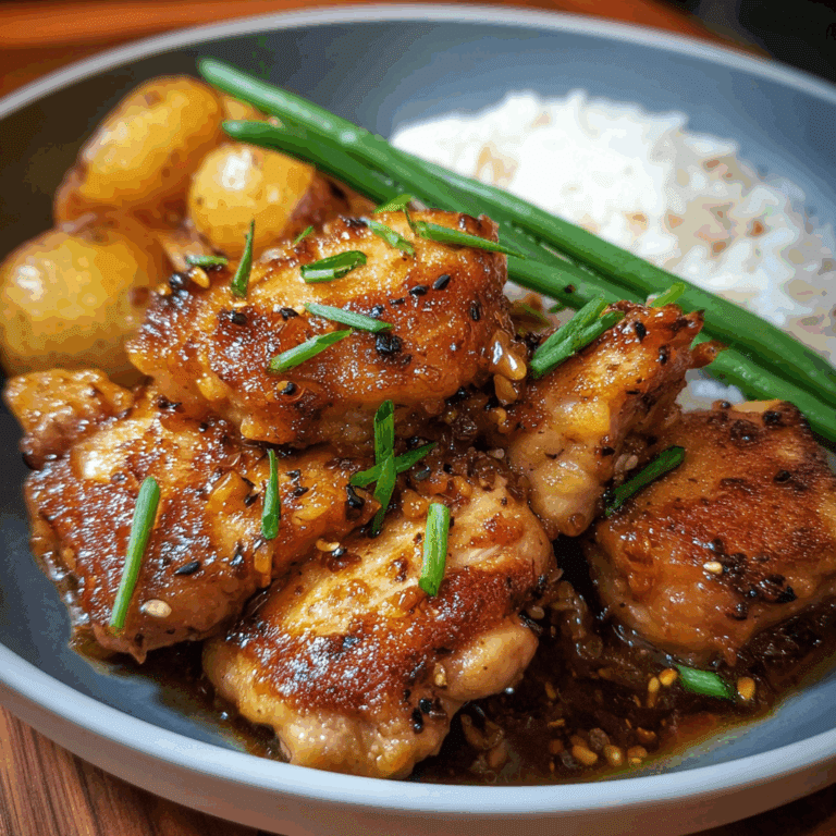 Ginger Chicken Dinner