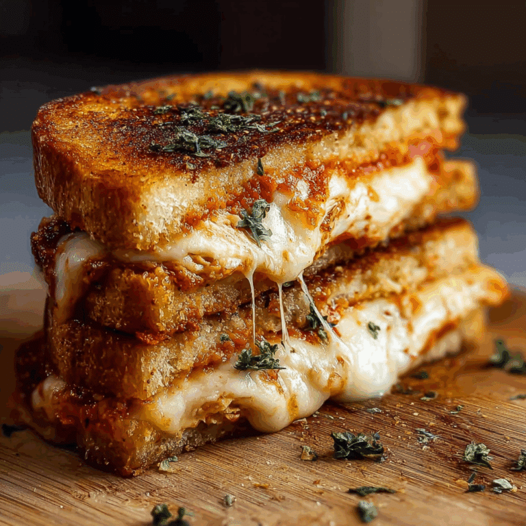 Lazy Chicken Parmesan Grilled Cheese – A Cheesy, Crispy Delight
