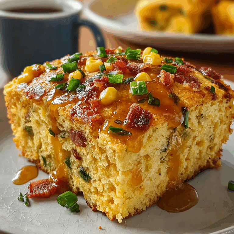 Loaded Cornbread Casserole
