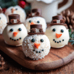 No-Bake Snowman Truffles