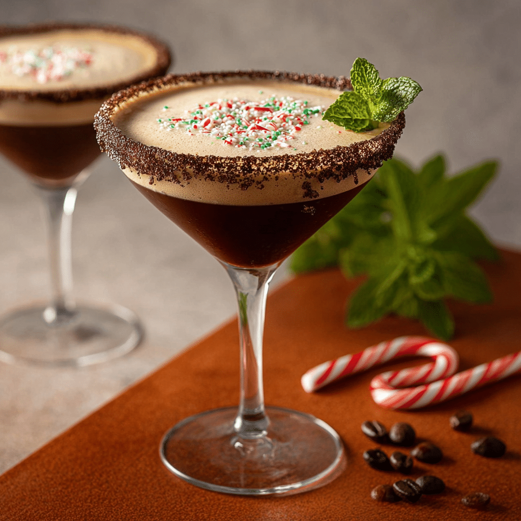 Peppermint Espresso Martinis