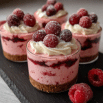 Cranberry Mousse Cups – Fluffy Mini Christmas Desserts
