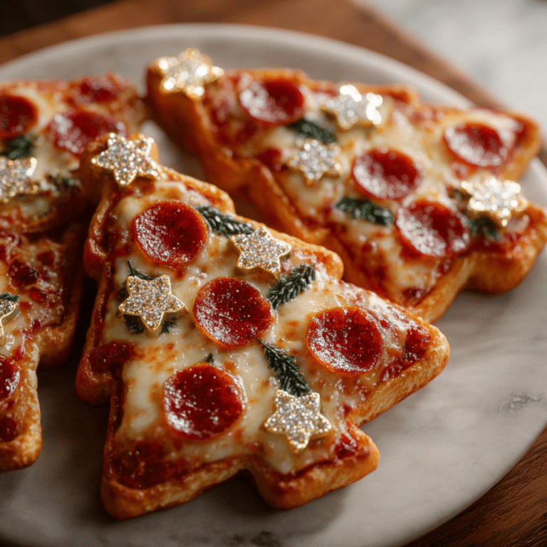 Create Festive Christmas Tree Pizza