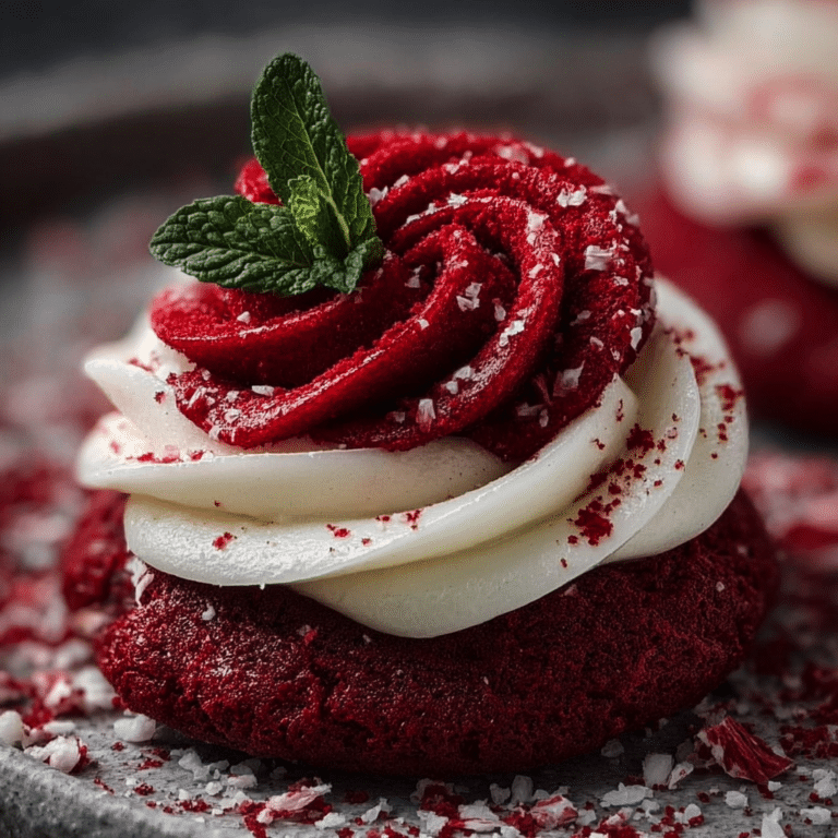 Peppermint Red Velvet Blossoms – Recipe