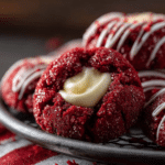 Perfectly Soft & Chewy Red Velvet Thumbprint Cookies