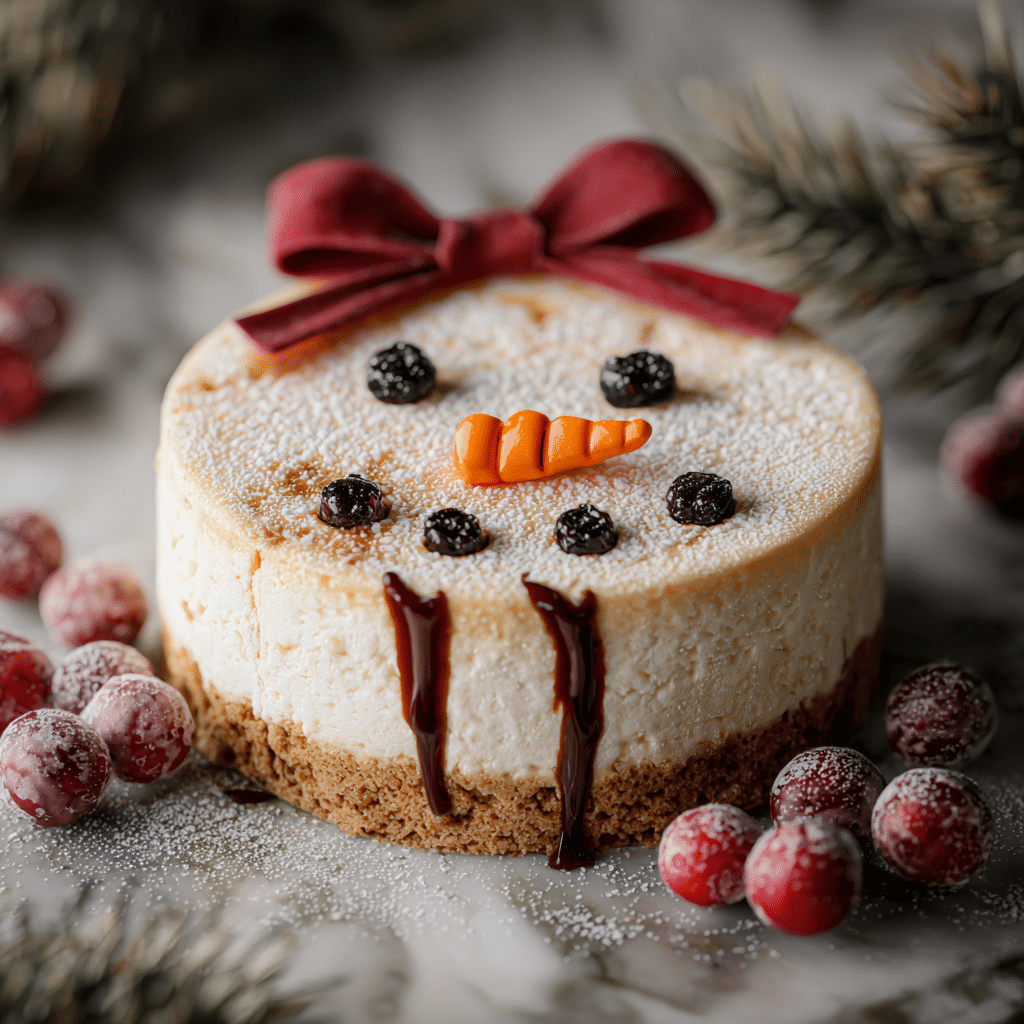Snowman Cheesecake